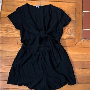 Wishlist apparel black tie romper